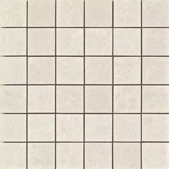 1062370 Мозаика Mosaico Costruire Metallo Bianco 30х30