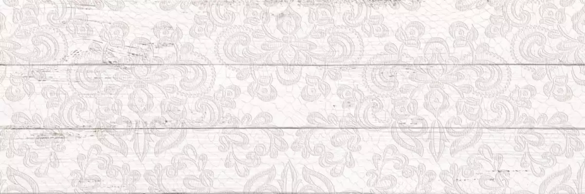 1064-0097 Шебби Шик декор белый 20х60