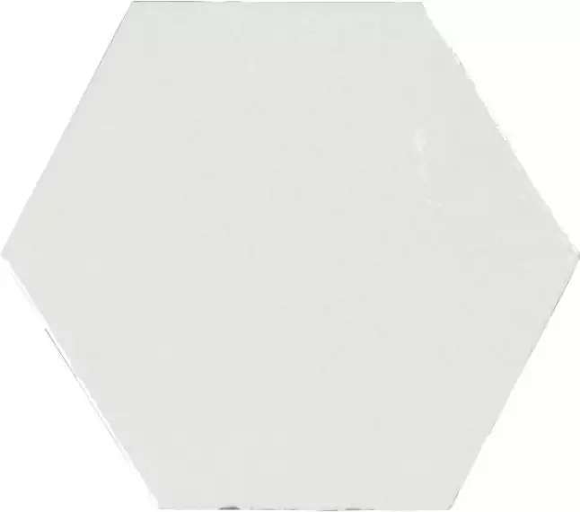 122078 ZELLIGE HEXA WHITE 10,8x12,4