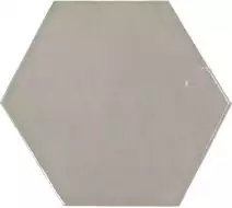 122079 ZELLIGE HEXA GREY 10,8x12,4