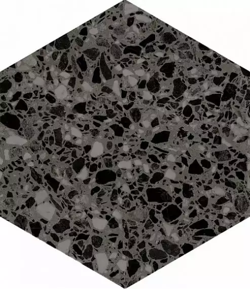 123381 Terrazzo Graphite 32x36.8