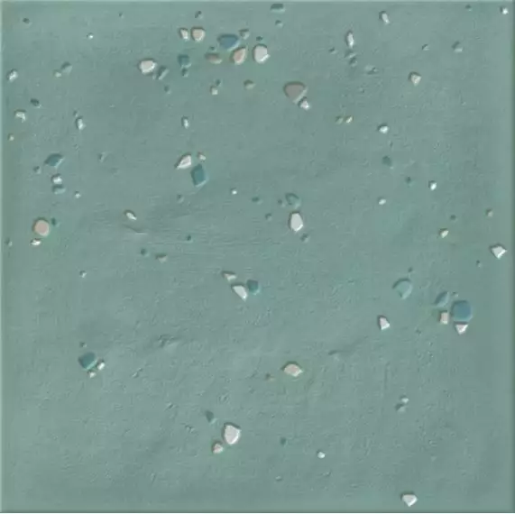 126393 STARDUST PEBBLES TEAL R10 15x15