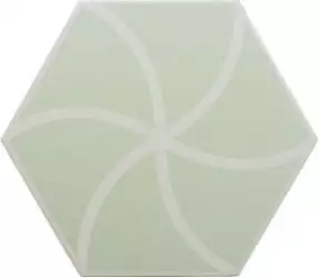 127013 FANCY WAVES MINT R10 20x23