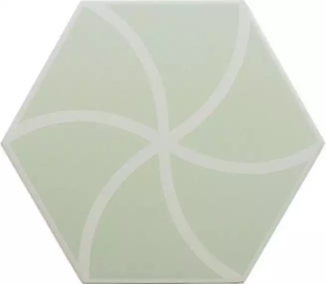 127013 FANCY WAVES MINT R10 20x23