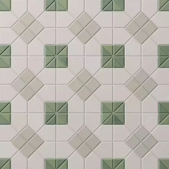 127935 TESSERAE SUIT MOSS 28x28