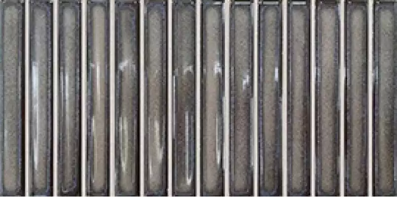133479 Плитка Osaka Bars Grey 12,5x25