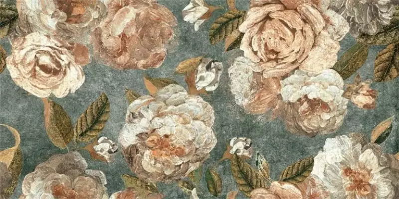 133482 Керамогранит Alchymie Flowery Green Nat Ret 60x120