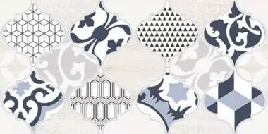 1641-8629 Мореска Декор 1 синий 20х40