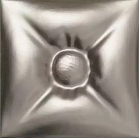 185879 Capitone Argent D210 10*10