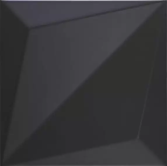 187343 ORIGAMI BLACK 25x25