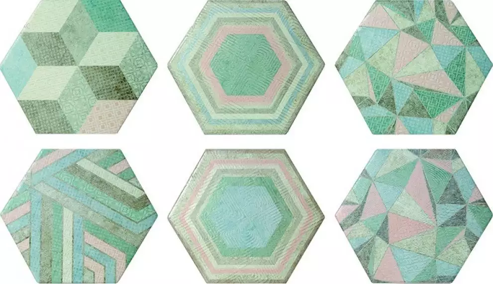 187462 Portland Hexagon Deco 21,5x25