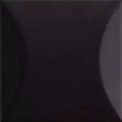 192042 Плитка Up Cuscino Black Matte 10x10