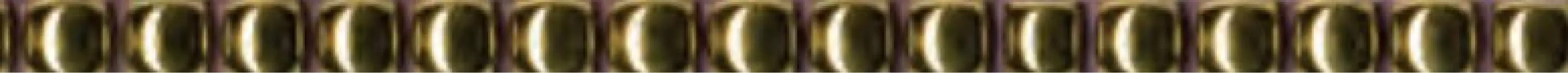 2011325 Бордюр Бусинка золото 1.3х25