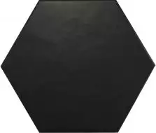 20338 Hexatile Negro Mate 17.5*20