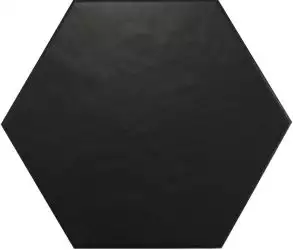 20338 Hexatile Negro Mate 17.5*20