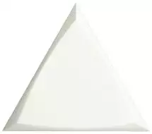 218249 Triangle Channel White Matt 15x17