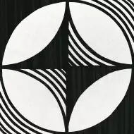 22123 Caprice Compass B&W 20х20