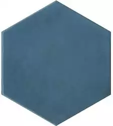 24032 Плитка Флорентина синий глянцевый 20x23,1