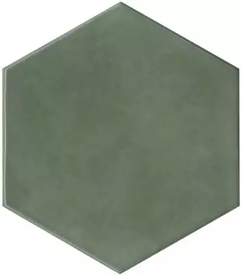 24034 Плитка Флорентина зеленый глянцевый 20x23,1