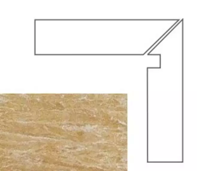 240632 MARBLE BATTISCALA ORO DX LAP 8x117.2