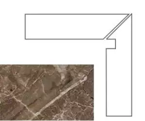 240637 MARBLE BATTISCALA MARRONE DX LAP 8x117.2