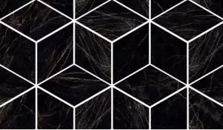 240833 MOSAICS T3-3D NERO 17x29,1
