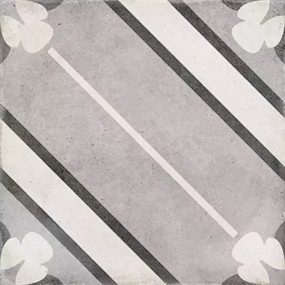 24415 ART NOUVEAU INSPIRE GREY 20*20