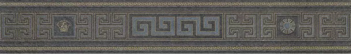 261125 GREEK Naturale ANTRACITE/ORO Fascia 12.5Х80