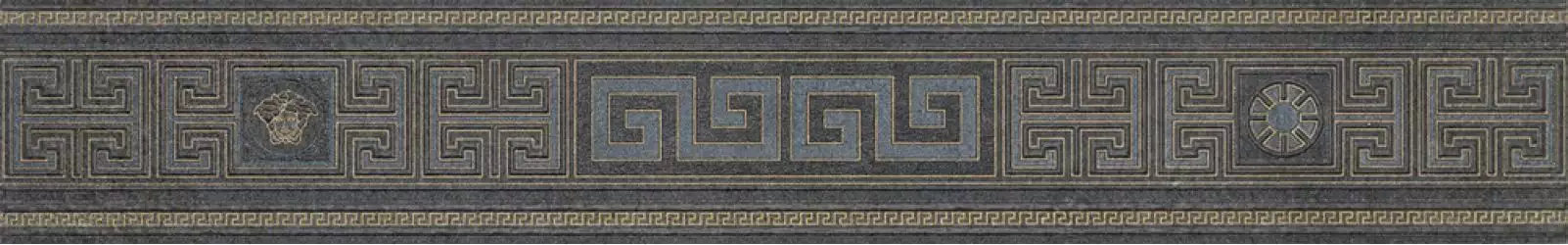 261125 GREEK Naturale ANTRACITE/ORO Fascia 12.5Х80