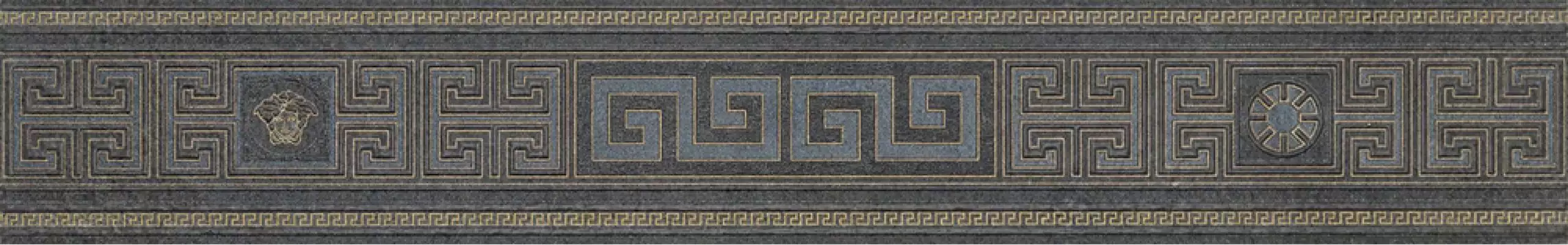 261125 GREEK Naturale ANTRACITE/ORO Fascia 12.5Х80