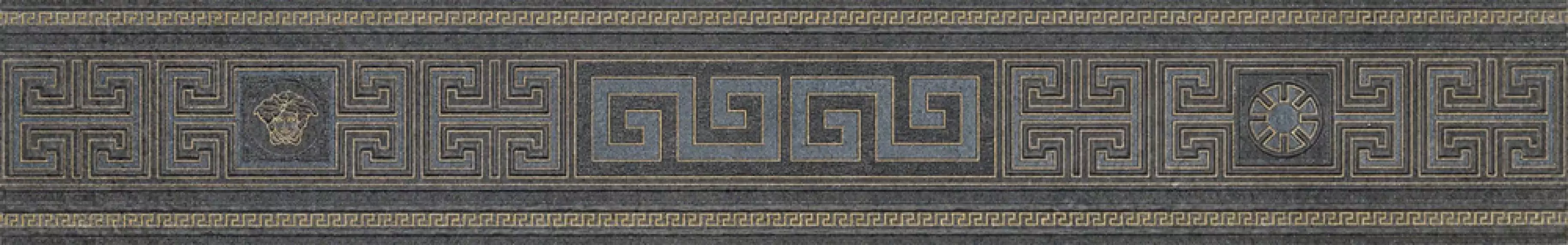 261125 GREEK Naturale ANTRACITE/ORO Fascia 12.5Х80