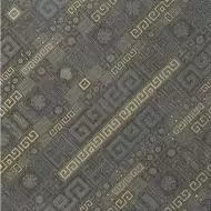 261333 GREEK STRIPES ANT/ORO 40x40
