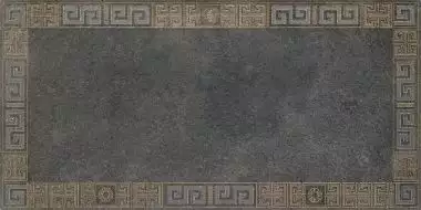 261343 GREEK CASSETTONE Antracite/Oro 40x80