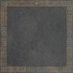 261363 GREEK CASSETTONE ANTRACITE/ORO 40x40
