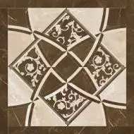 262535 Emote INTARSIO CREMA/MARRONE 78x78