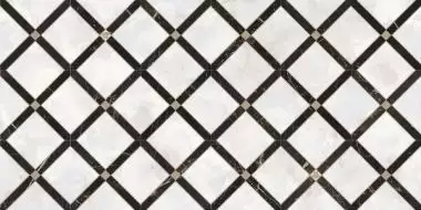 262544 INTRECCIO BIANCO/NERO 39x78