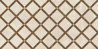 262545 INTRECCIO CREMA/MARRONE 39x78