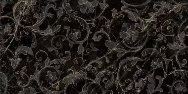 262552 FLOREALE NERO AMASANTA 39x78