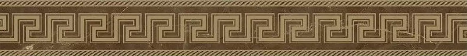 262563 Fascia greca Pulpis Marrone 10х78