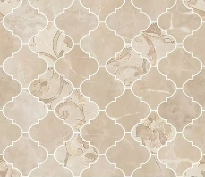 262621 MOSAICO ARABESCATO CREMA MARFIL 35x35