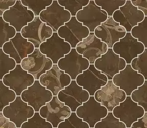 262623 MOSAICO ARABESCATO PULPIS MARRONE 35x35