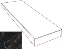 262662 GRADONE ANGOLARE SX NERO AMASANTA 4x32x78