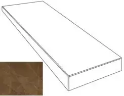 262663 GRADONE ANGOLARE SX PULPIS MARRONE 4x32x78