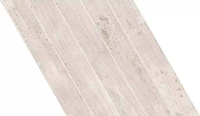 263192 Mosaico Chevron White 40x46