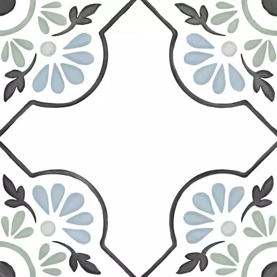 31079 TANGER BLUE PETALS R9 12.3x12.3