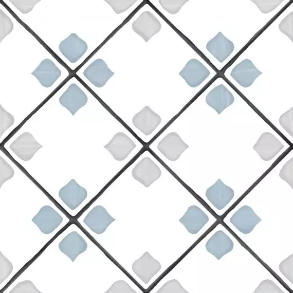 31083 TANGER SILVER RHOMB R9 12.3x12.3