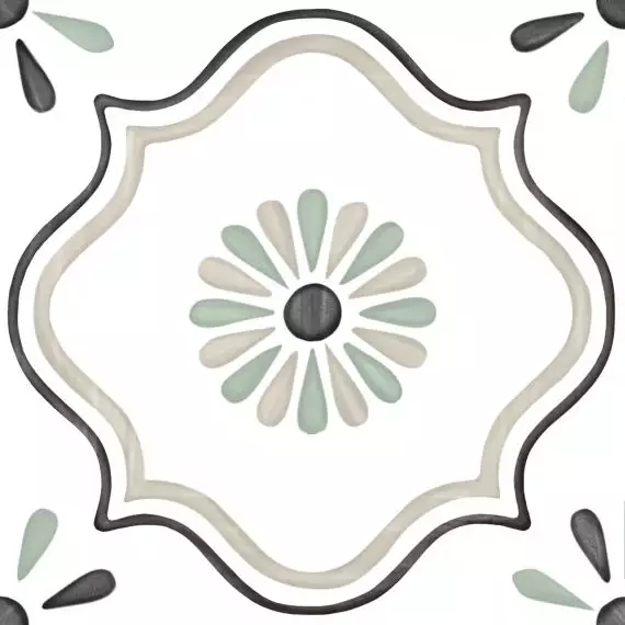 31084 TANGER SAND FLOWER R9 12.3x12.3