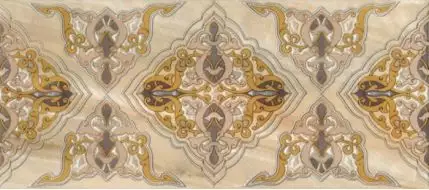334463 Декор Antares Вензель бежевый 20*45