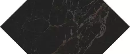 35007 Плитка Келуш черный глянцевый 14х34