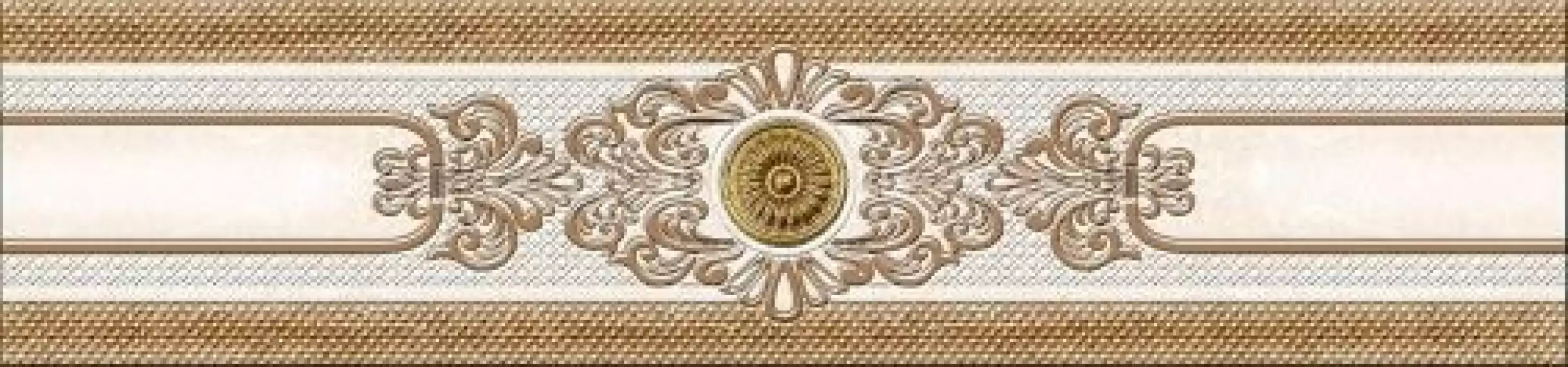 356 Плитка Бордюр Eclipse Beige Центр 7x30